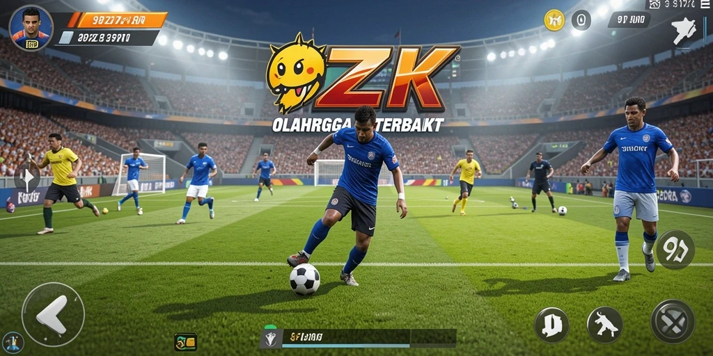 Tangkapan layar yang menunjukkan gameplay seru dalam 9ZK.