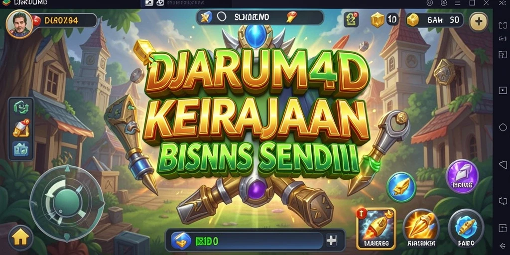 Screenshot gameplay DJARUM4D menampilkan aksi membangun bisnis Tycoon.