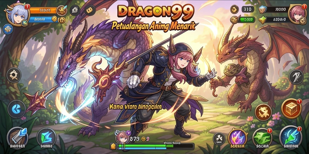 Tampilan utama gameplay <strong>DRAGON99</strong> yang penuh aksi dan warna warni.