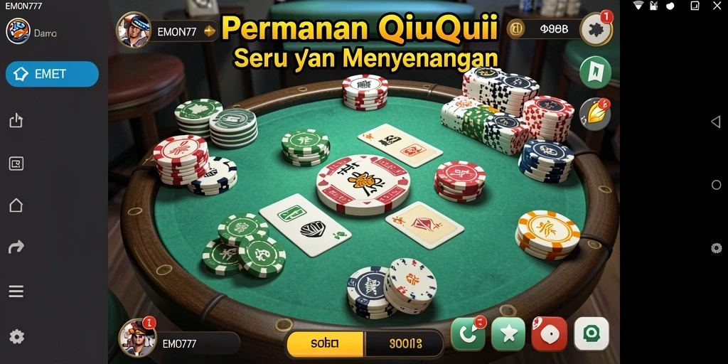 Tampilan gameplay QiuQiu yang menarik dan penuh warna.