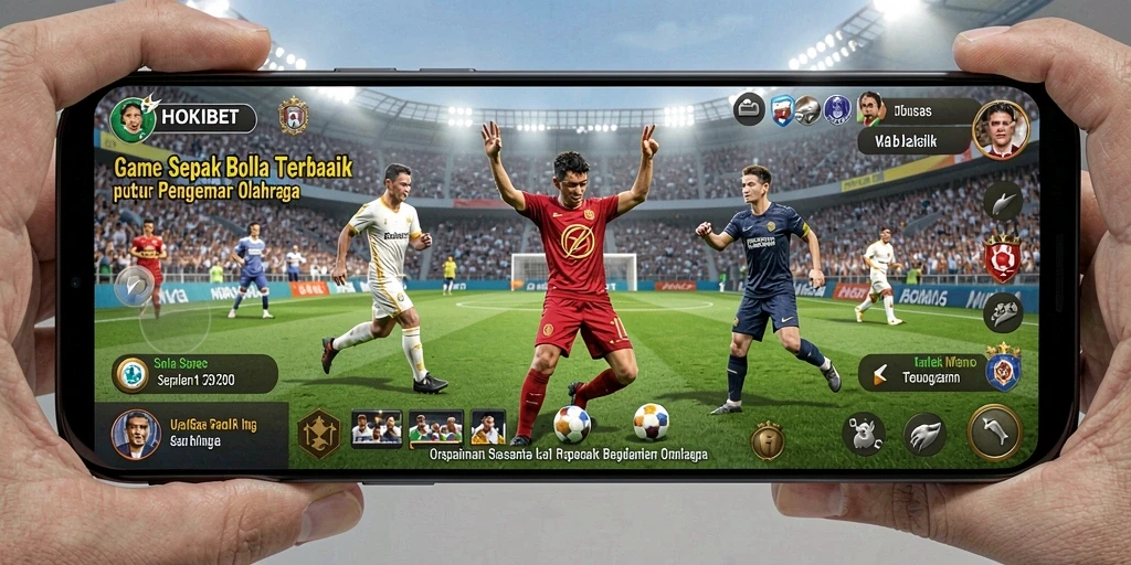 Tampilan gameplay HOKIBET yang menarik dan menegangkan di lapangan.