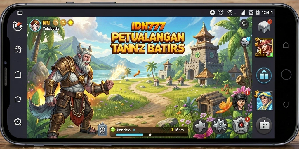 Screenshot gameplay IDN777 menampilkan aksi seru di dunia terbuka.