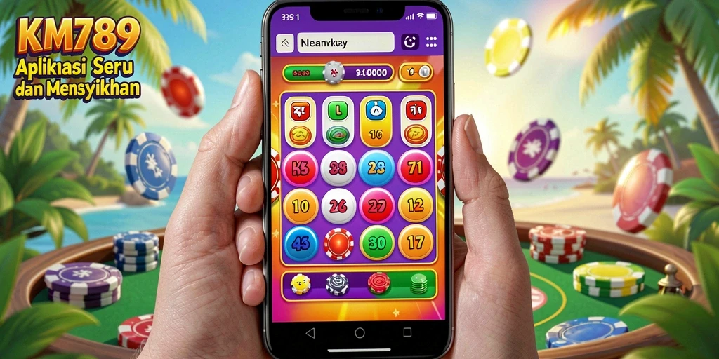 Tampilan gameplay <strong>KM789</strong> yang penuh warna dan interaktif.