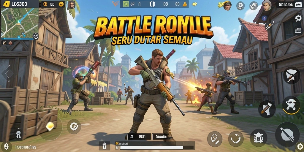 Gameplay Battle Royale penuh aksi di LOS303!