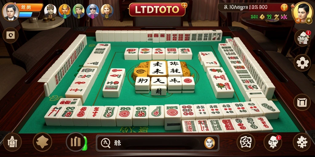 Tampilan menarik dari gameplay LTDTOTO yang menyajikan Mahjong.