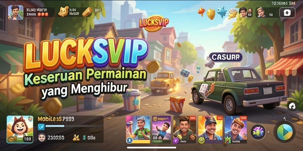 Tampilan menarik dan gameplay seru dari LUCKSVIP.