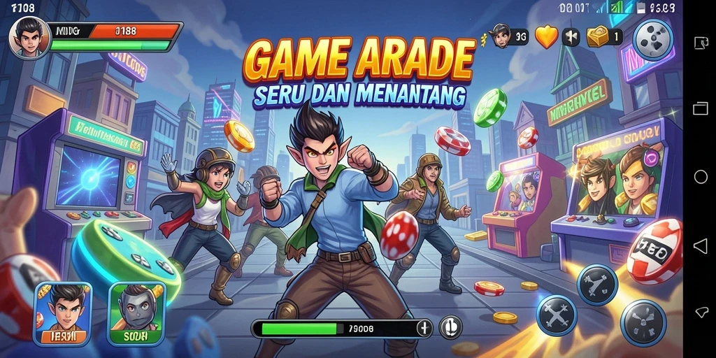 Screenshot MDG188 menunjukkan tampilan gameplay yang seru dan dinamis.