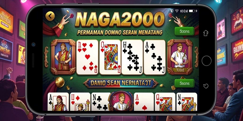 Tampilan gameplay NAGA2000 yang menarik dan kompetitif dalam permainan Domino.