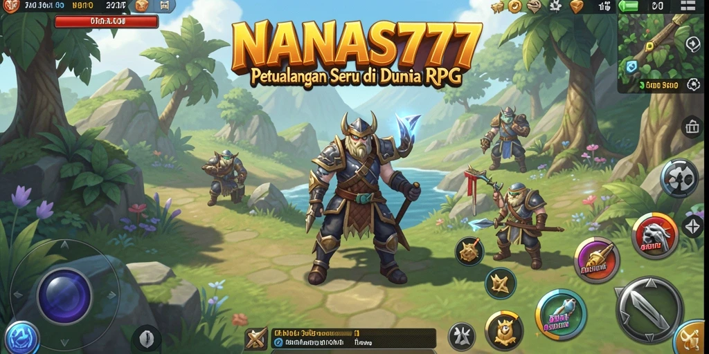 Tampilan gameplay seru di dunia RPG NANAS777.