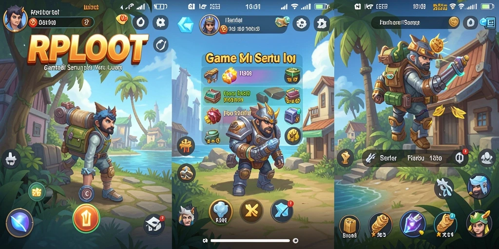 Tampilan menarik dari gameplay RPLOOT yang penuh tantangan.