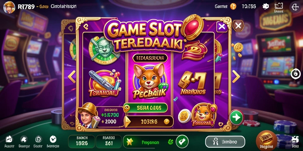 Tangkapan layar dari gameplay RR789 yang menampilkan keasyikan bermain slot.