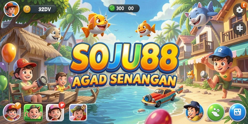 Tampilan seru dari gameplay SOJU88 yang menantang.